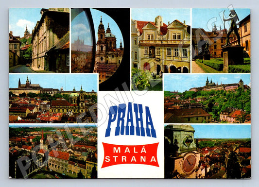 Pohlednice Praha Malá Strana barevná velký formát (P2248)