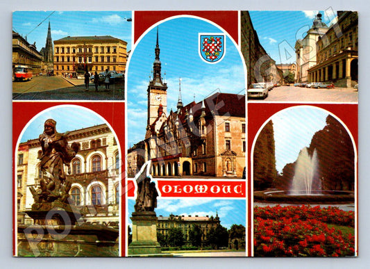 Pohlednice Olomouc historické památky vícezáběrová cca 1950 (P2249)