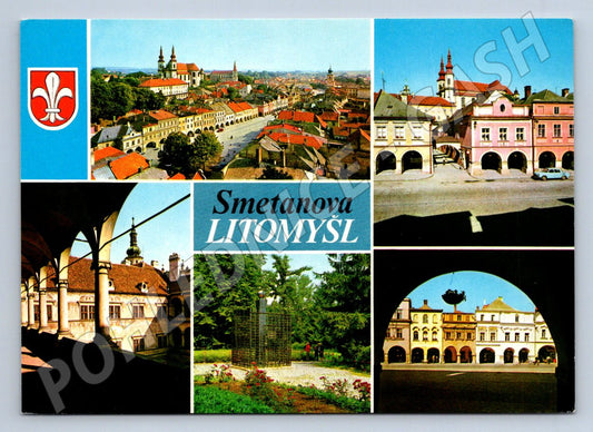 Pohlednice Smetanova Litomyšl velký formát Československo (P2251)