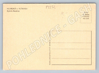 Pohlednice Hluboká nad Vltavou Bezdrev stará (P2252)