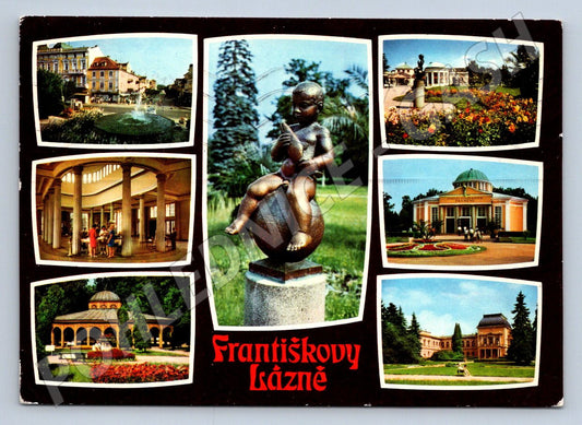 Pohlednice Františkovy Lázně více pohledů 1983 PP (P2256)