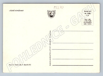 Pohlednice Lázně Kynžvart koláž neprošlá dobrý stav (P2270)