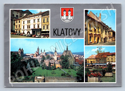 Pohlednice Klatovy více záběrů velký formát (P2275)