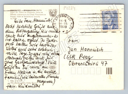 Pohlednice Špindlerův Mlýn Svatý Petr Krkonoše 1978 (P2284)
