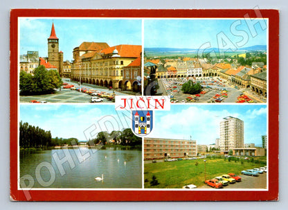Pohlednice Jičín velký formát použito 1989 (P2292)