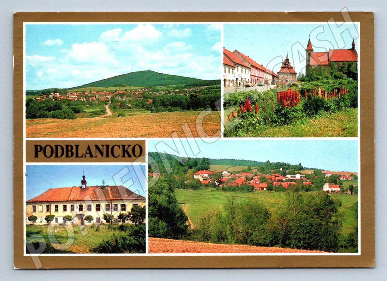 Pohlednice Podblanicko více záběrů použitá (P2301)