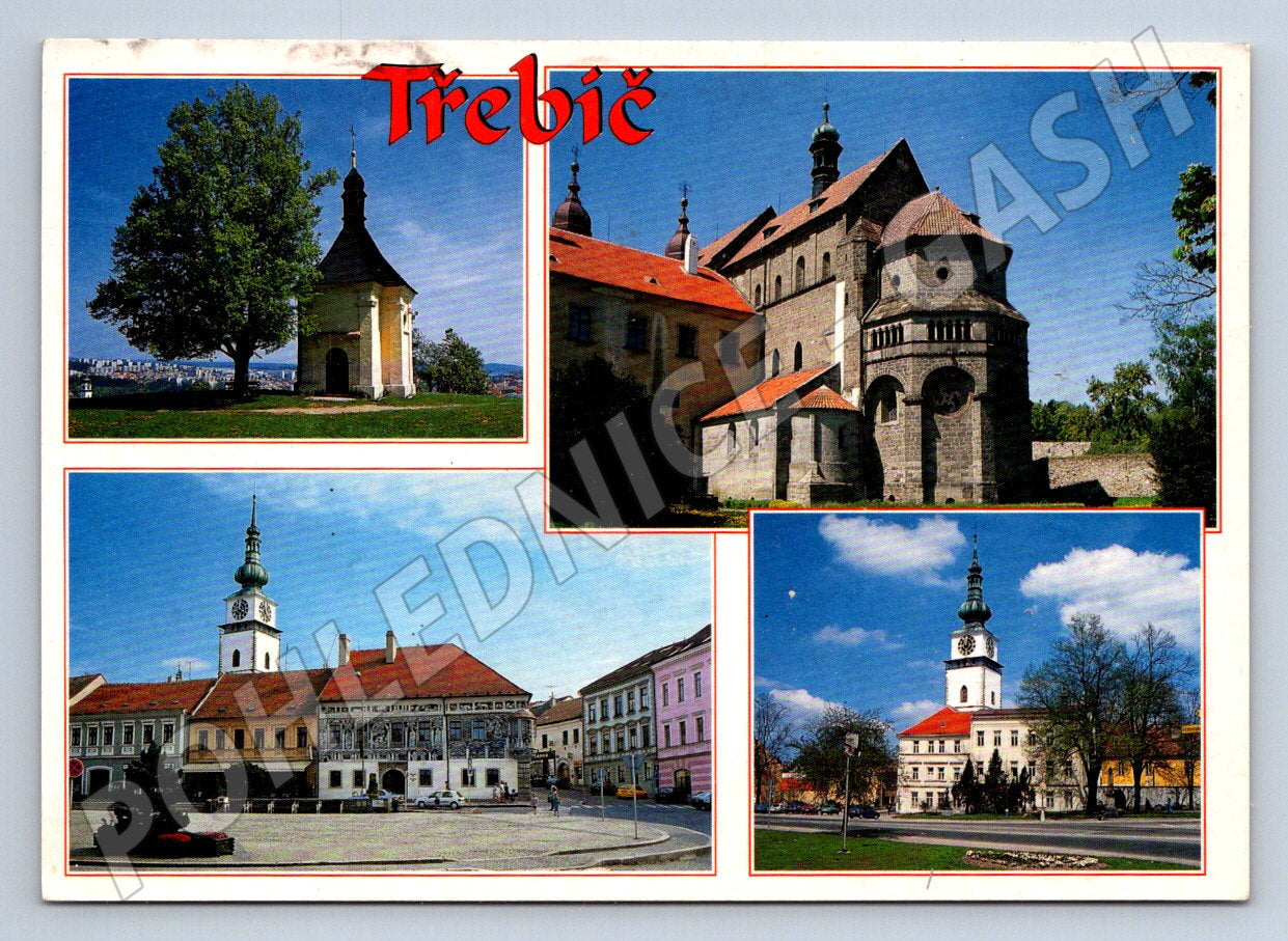 Pohlednice Třebíč památky PP 1999 (P2302)