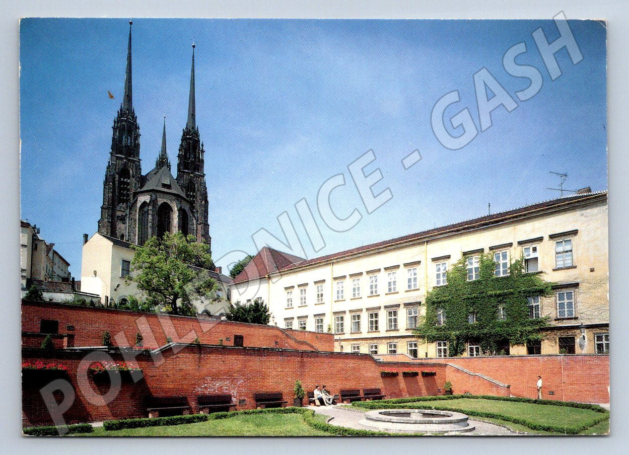 Pohlednice Brno katedrála sv Petra a Pavla 1990 (P2304)