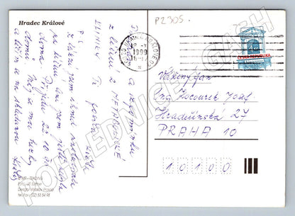 Pohlednice Hradec Králové koláž vypsaná 1999 (P2305)