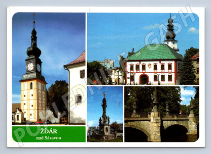 Pohlednice Žďár nad Sázavou pamětihodnosti 1999 (P2308)