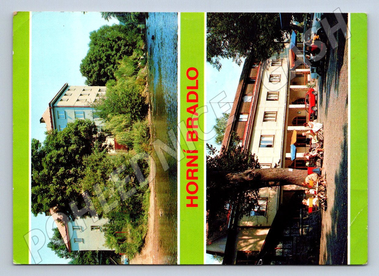 Pohlednice Horní Bradlo hotel PP Československo (P2313)
