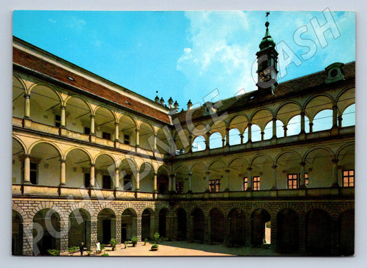Pohlednice Litomyšl renesanční zámek arkádové nádvoří (P2338)