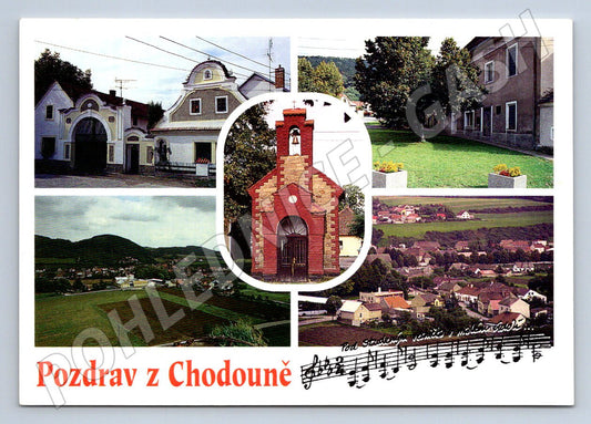Pohlednice Chodouň pozdrav koláž (P2341)