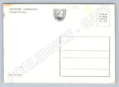 Pohlednice Harrachov Krkonoše Mumlavský vodopád (P2353)