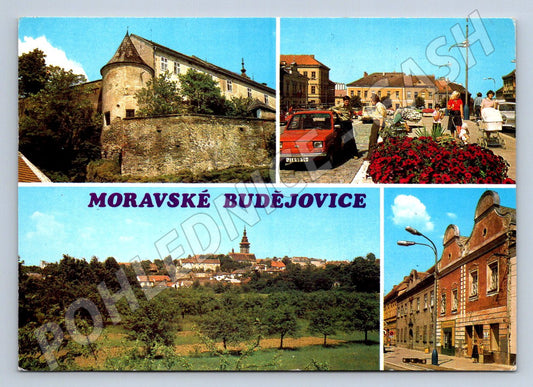 Pohlednice Moravské Budějovice koláž PP zn raz (P2354)