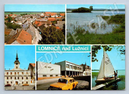 Pohlednice Lomnice nad Lužnicí koláž PP (P2355)