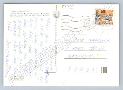 Pohlednice Lomnice nad Lužnicí koláž PP (P2355)