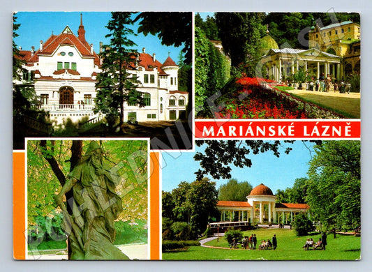 Pohlednice Mariánské Lázně koláž (P2356)