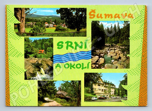 Pohlednice Šumava Srní a okolí Pressfoto (P2359)