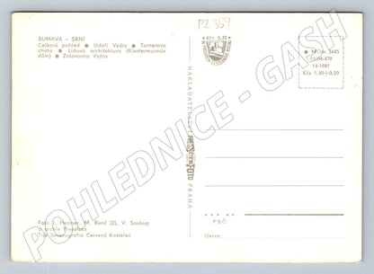 Pohlednice Šumava Srní a okolí Pressfoto (P2359)
