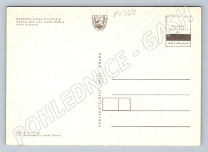 Pohlednice Šumava Boubín koláž Orbis (P2360)