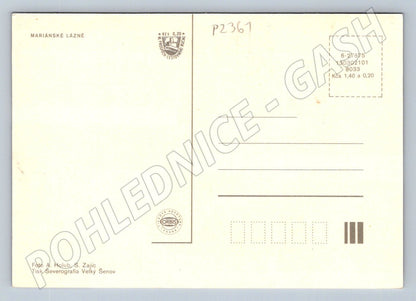 Pohlednice Mariánské Lázně koláž (P2361)