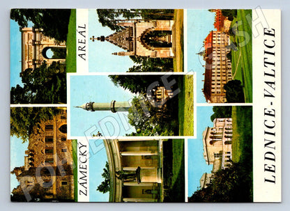 Pohlednice Lednice Valtice areál zámků PP 1981 (P2362)