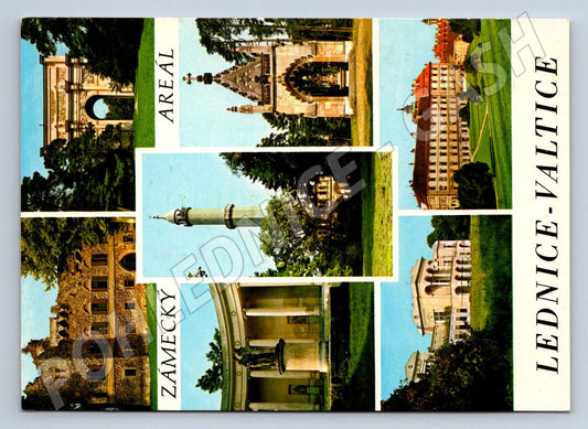 Pohlednice Lednice Valtice areál zámků PP 1981 (P2362)