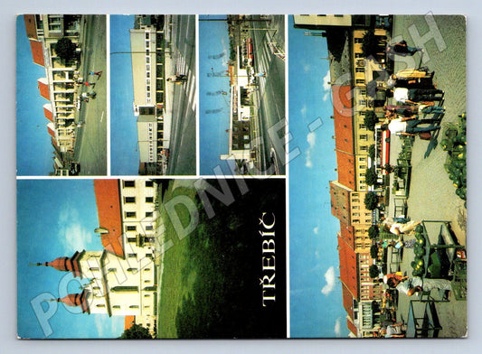 Pohlednice Třebíč koláž PP 1994 (P2368)