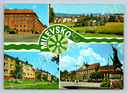 Pohlednice Milevsko koláž Pressfoto (P2377)