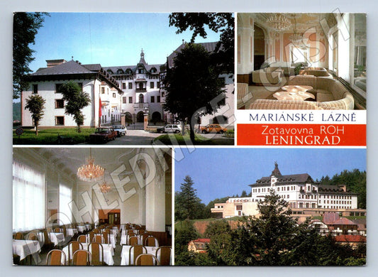 Pohlednice Mariánské Lázně zotavovna ROH Leningrad (P2382)