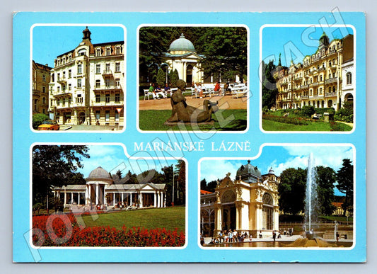 Pohlednice Mariánské Lázně Československo PP 1990 (P2383)