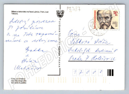 Pohlednice Planá nad Lužnicí koláž zn Masaryk (P2387)