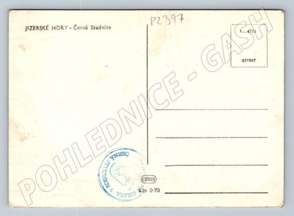 Pohlednice Jizerské hory Černá Studnice historická rozhledna (P2397)