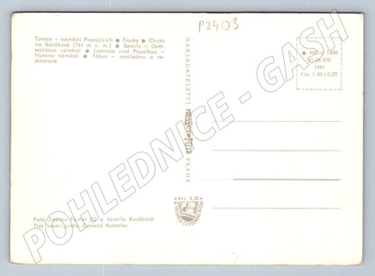 Pohlednice Turnov Semily Lomnice nad Popelkou koláž (P2403)