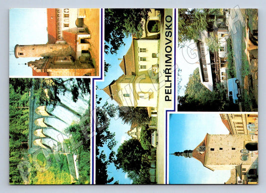 Pohlednice Pelhřimovsko koláž (P2413)