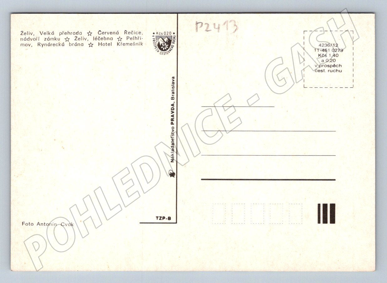 Pohlednice Pelhřimovsko koláž (P2413)