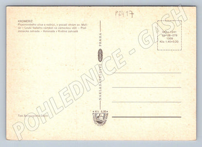 Pohlednice Kroměříž památky a zahrady koláž (P2417)