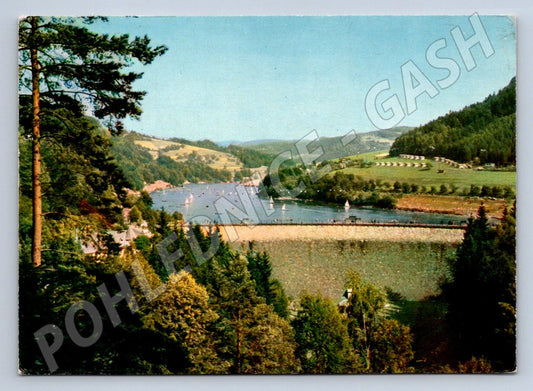 Pohlednice Bystřička přehrada rekreační středisko ČSR (P2430)