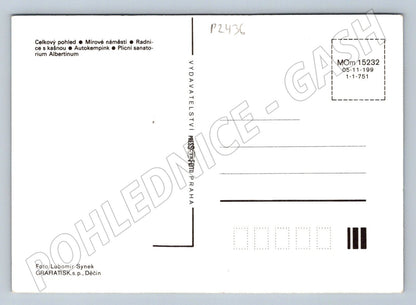 Pohlednice Žamberk koláž barevná ČR (P2436)