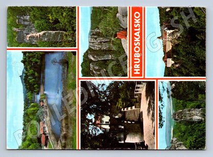 Pohlednice Hruboskalsko Valdštejn Hrubá Skála skalní město (P2445)