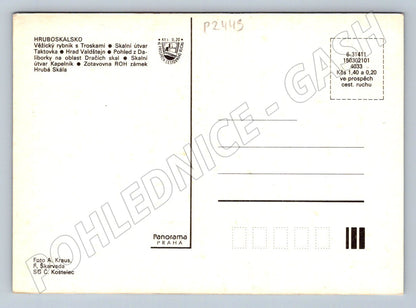 Pohlednice Hruboskalsko Valdštejn Hrubá Skála skalní město (P2445)