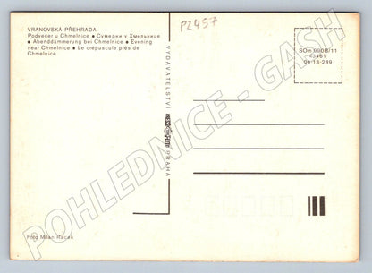 Pohlednice Vranovská přehrada plavba parníkem Chmelnice (P2457)
