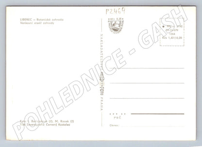 Pohlednice Botanická zahrada Liberec exteriér barevná (P2464)