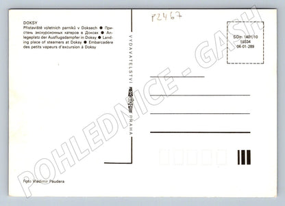 Pohlednice Doksy přístaviště parníků Máchovo jezero (P2467)
