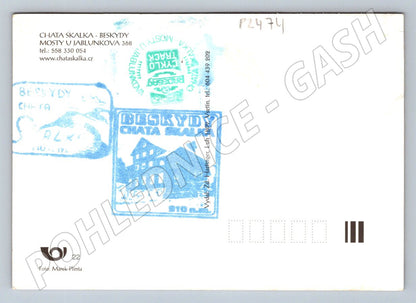 Pohlednice Beskydy Chata Skalka Mosty u Jablunkova (P2474)