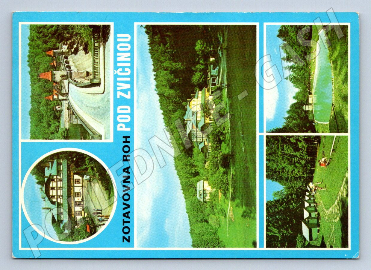 Pohlednice Zotavovna ROH pod Zvičinou originál ČSR (P2483)