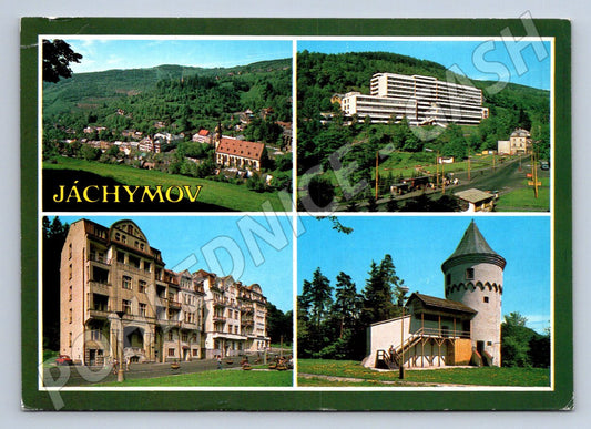 Pohlednice Jáchymov koláž historická PP ČSR (P2486)
