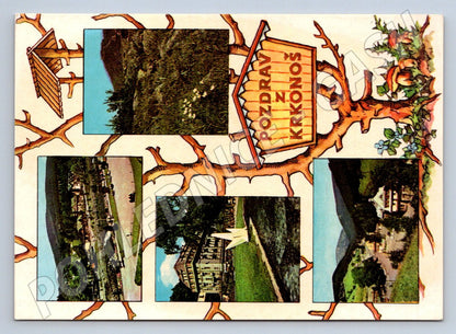 Pohlednice Krkonoše pozdrav Orbis Praha (P2489)