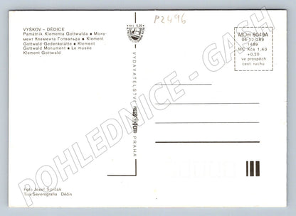 Pohlednice Památník Klementa Gottwalda Vyškov Dědice (P2496)